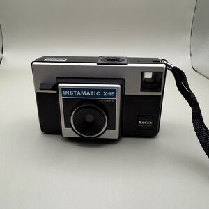 Kodak Instamatic X-15 Camera - Black and Silver